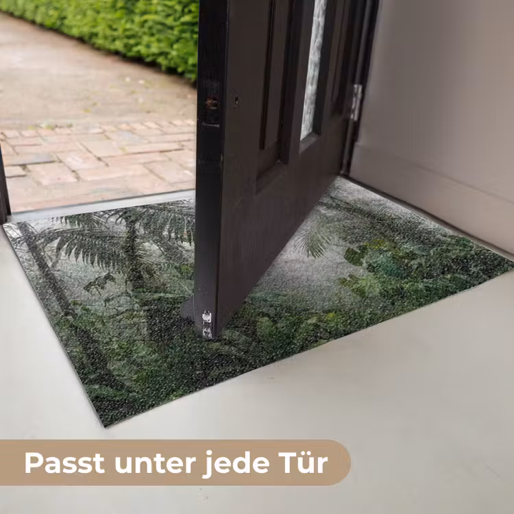 Natuur - Jungle - Mist - Tropisch - Groen Deurmat klein -USP_DE
