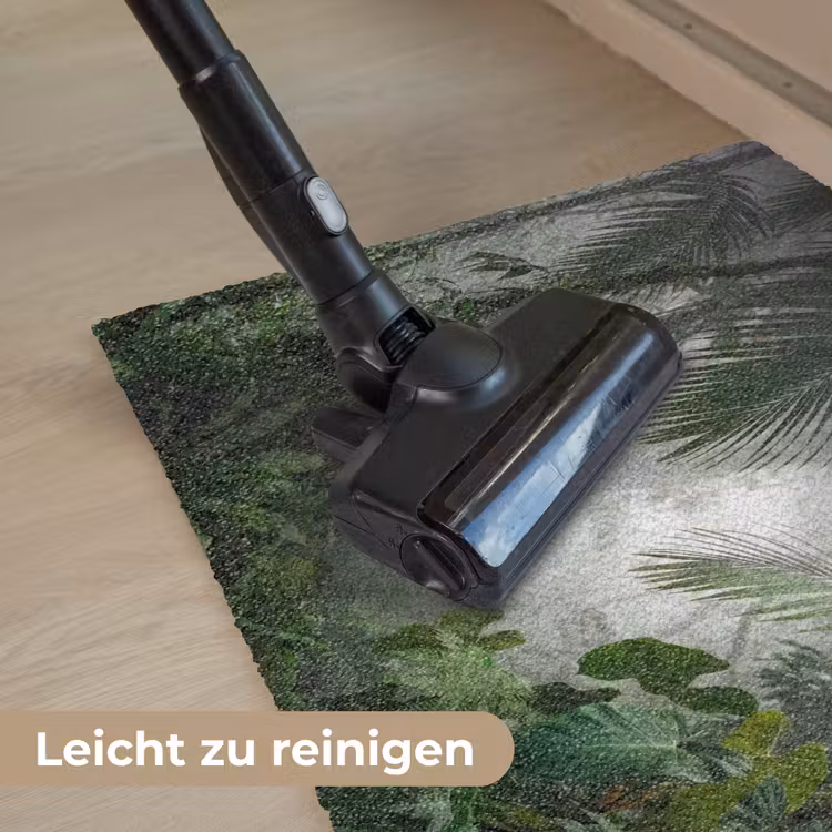 Natuur - Jungle - Mist - Tropisch - Groen Deurmat klein -reinigen_DE