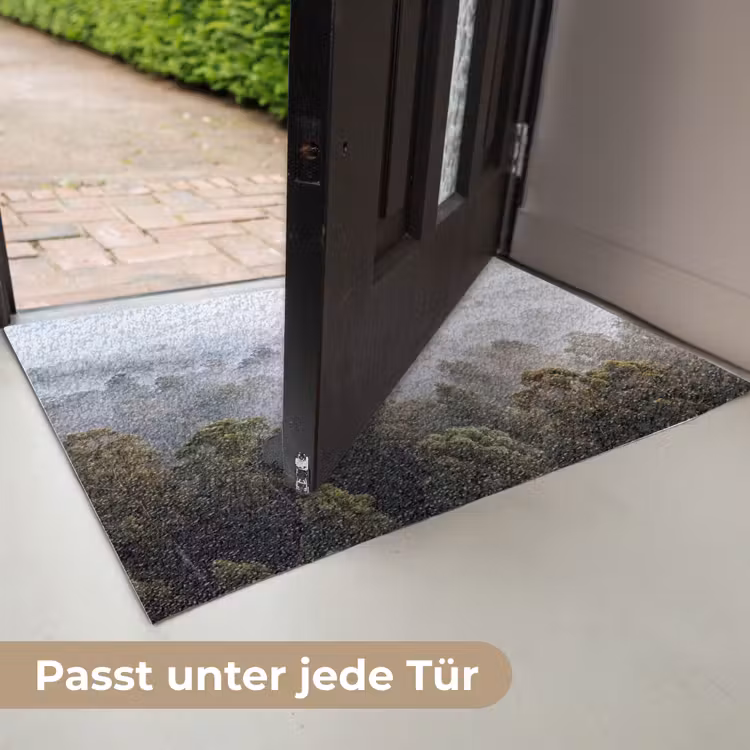 Natuur - Mist - Bos - Ochtend - Goud Deurmat klein -USP_DE