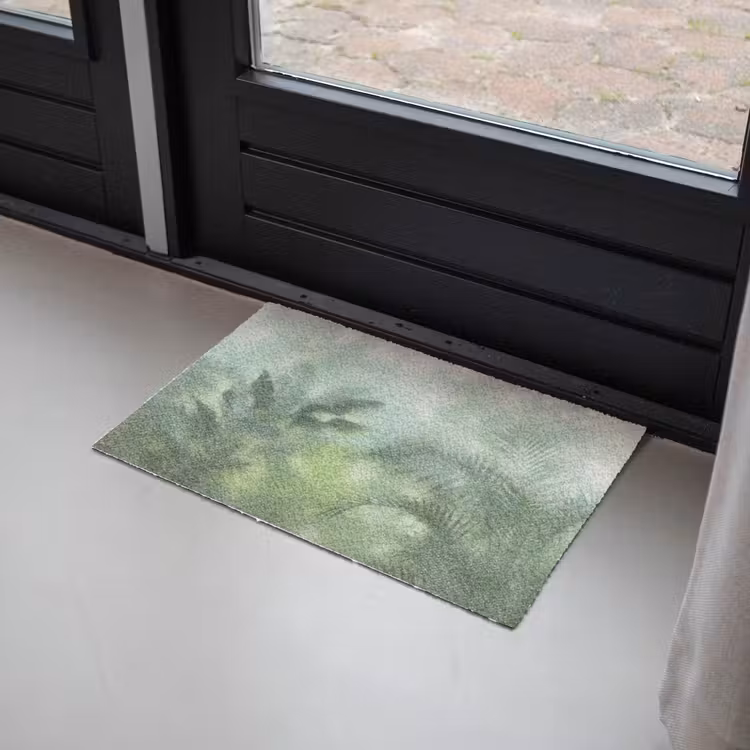 Natuur - Vervaagd - Groen - Abstract - Modern Deurmat klein -sfeer2