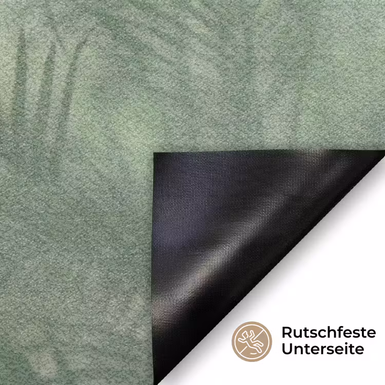 Natuur - Vervaagd - Groen - Abstract - Modern Deurmat klein -antislip_DE