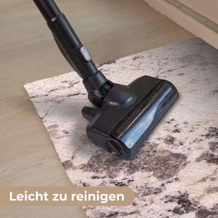 Natuursteen - Patroon - Abstract - Beige - Grijs Deurmat klein -reinigen_DE