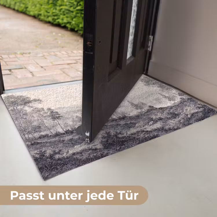 Mistig - Berglandschap - Illustratie Deurmat klein -USP_DE