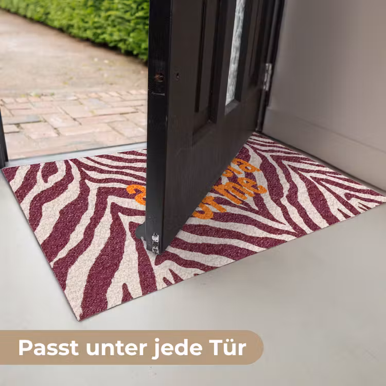 New era - Bordeaux - Zebraprint Deurmat klein -USP_DE