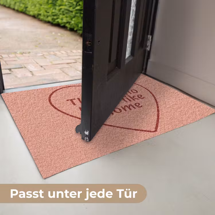 There's no place like home - Quote - Zalmroze Deurmat klein -USP_DE