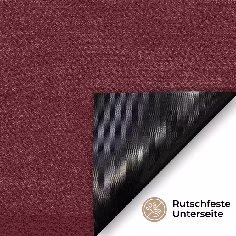 Nice - Bordeaux - Roze Deurmat klein -antislip_DE