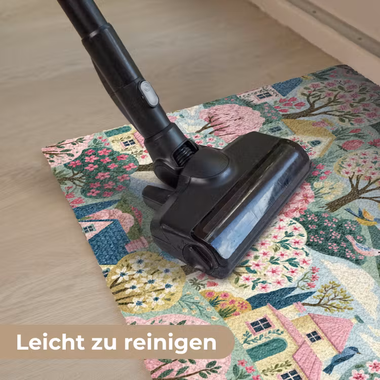 Nostalgisch - Idyllisch - Kleurrijk Deurmat klein 898 -reinigen_DE