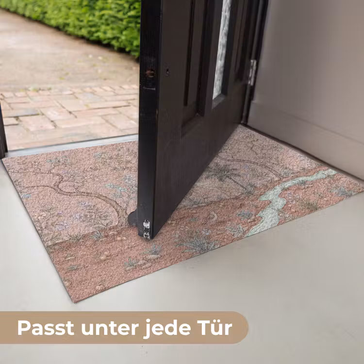 Nostalgisch - Reigers - Roze Deurmat klein -USP_DE