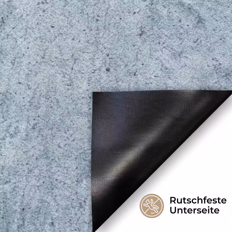 Oppervlak - Ruw - Abstract - Modern - Grijs Deurmat klein -antislip_DE
