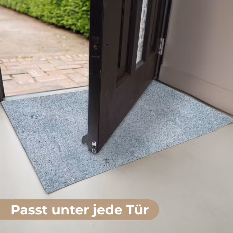 Oppervlak - Ruw - Abstract - Modern - Grijs Deurmat klein -USP_DE