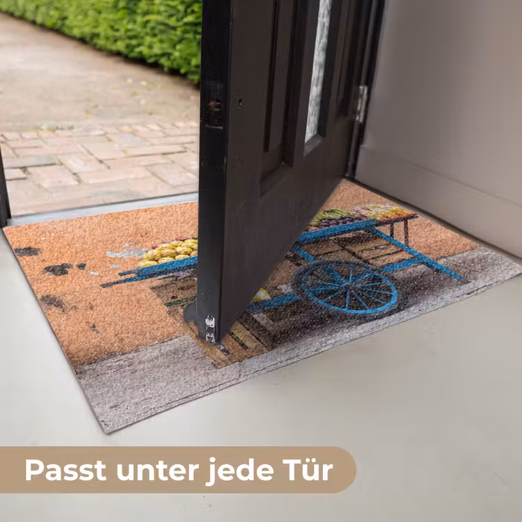 Fußmatte - Obst – Kar – Straße - Fruit - Kar - Straat Deurmat klein