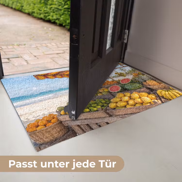 Fußmatte - Obst – Strand – Tropisch - Fruit - Strand - Tropisch Deurmat klein