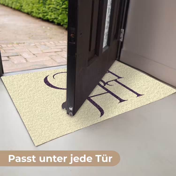 Oh hi - Geel - Monogram Deurmat klein -USP_DE