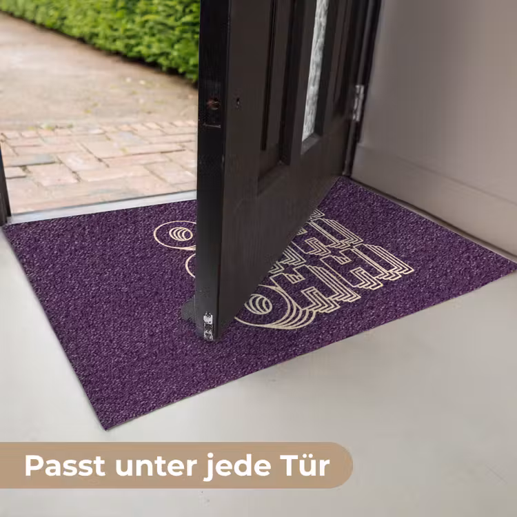 Oh hi - Paars - 3D Deurmat klein -USP_DE