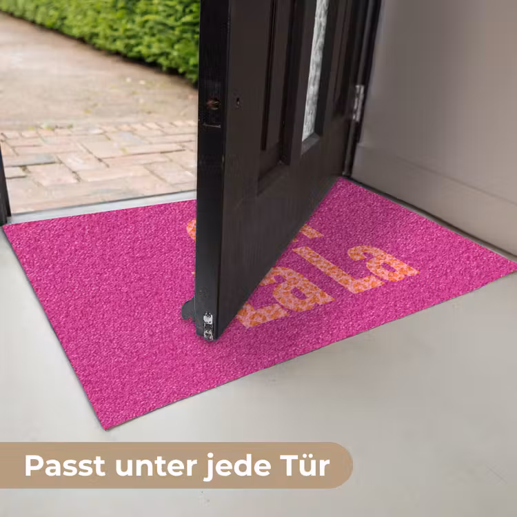 Oh la la - Luipaardprint - Roze Deurmat klein -USP_DE