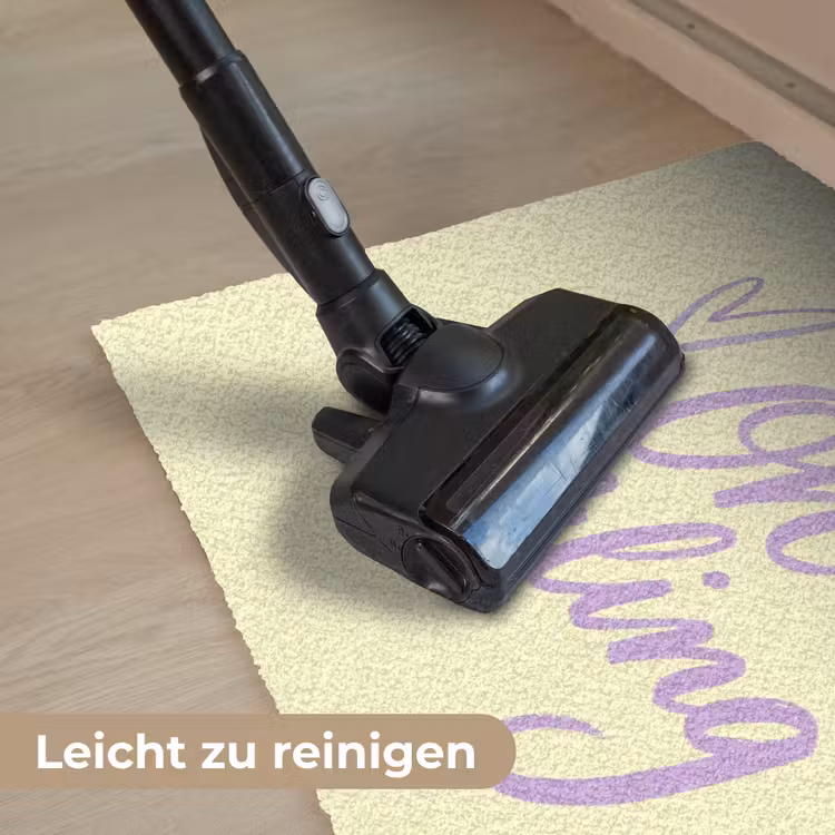 Oh darling - Geel - Hart Deurmat klein -reinigen_DE