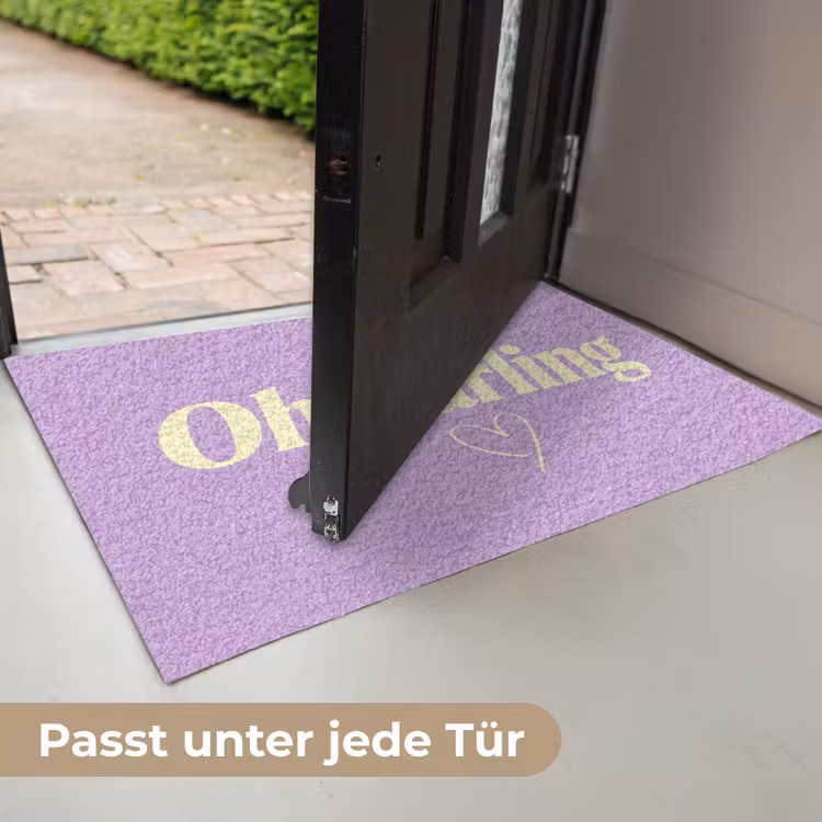 Oh darling - Hart - Paars Deurmat klein -USP_DE