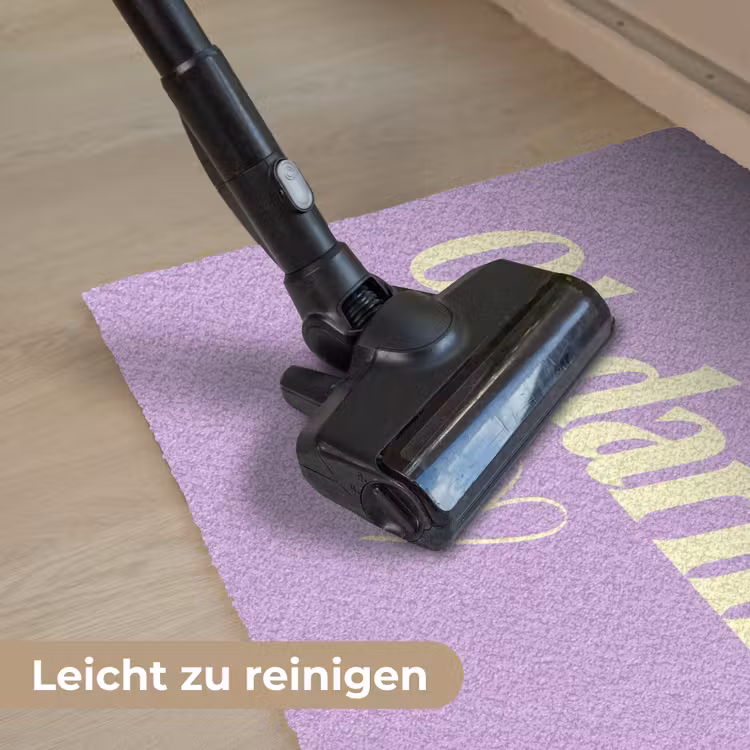 Oh darling - Hart - Paars Deurmat klein -reinigen_DE