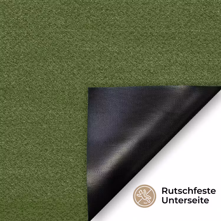 Olive - Drab - Groen Deurmat klein 898 -antislip_DE