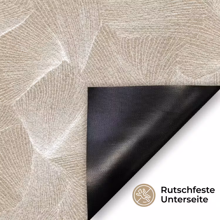 Organisch - Textuur - Beige Deurmat klein 898 -antislip_DE