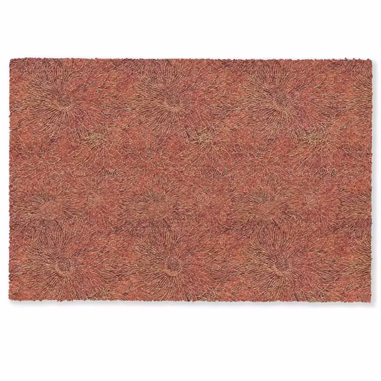 Oosters - Bloemen - Terracotta Deurmat klein 898 -zkaufland3d