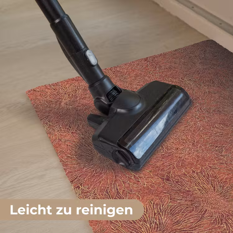 Oosters - Bloemen - Terracotta Deurmat klein 898 -reinigen_DE