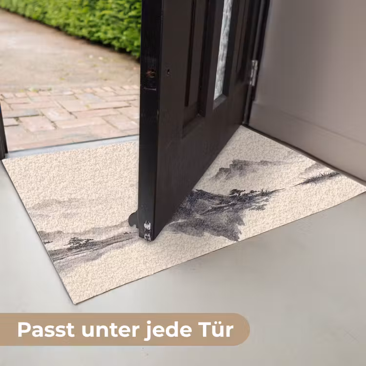 Oosters - Kraanvogels - Landschap Deurmat klein -USP_DE