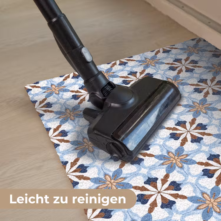 Ornament - Tegel - Kleurrijk Deurmat klein 898 -reinigen_DE