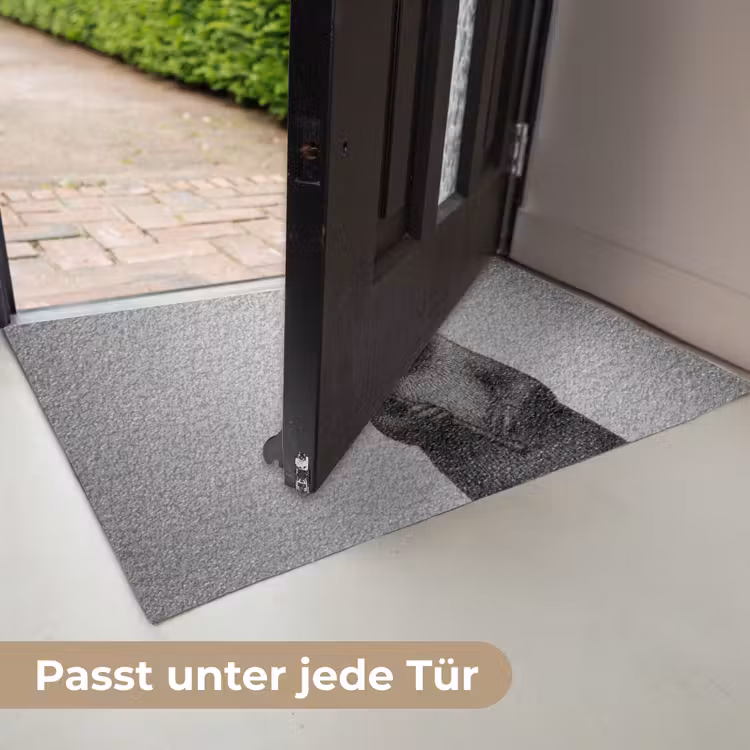 Otter - Wc-borstel - Bril - Zwart - Wit Deurmat klein -USP_DE