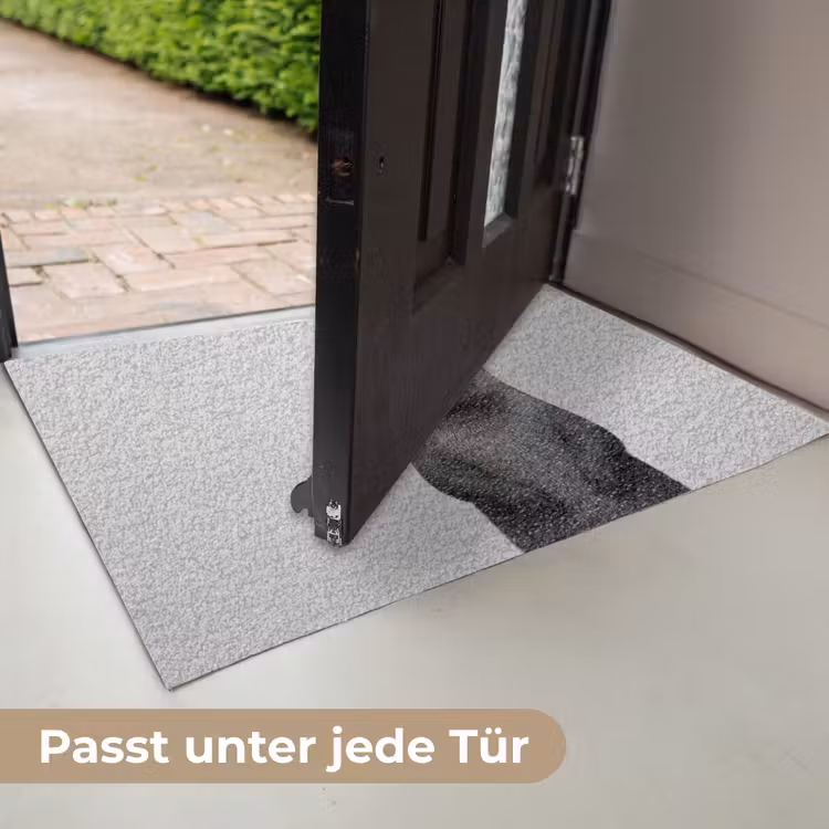 Otter - WC rol - Zwart - Wit Deurmat klein -USP_DE