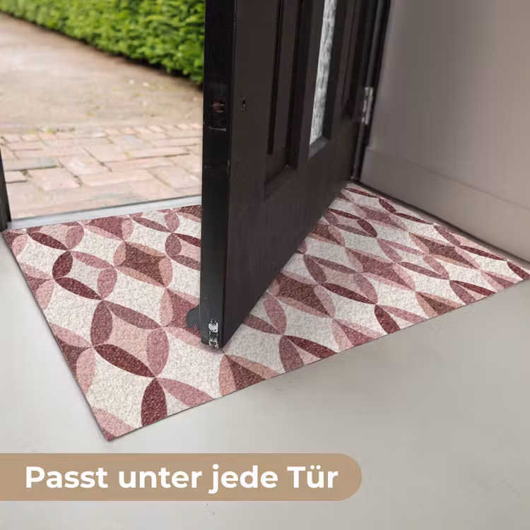 Ovaal - Textuur - Roze Deurmat klein 898 -USP_DE