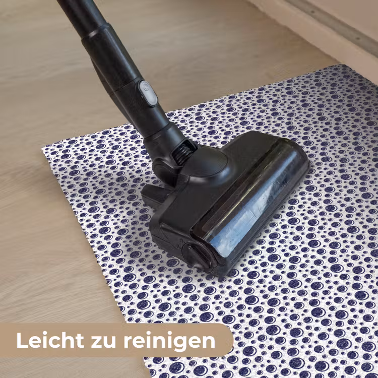 Oceaan - Bubbel - Blauw - Wit Deurmat klein 898 -reinigen_DE