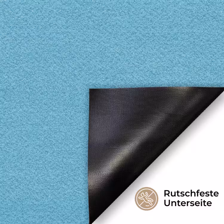 Ocean - Teal - Blauw Deurmat klein 898 -antislip_DE