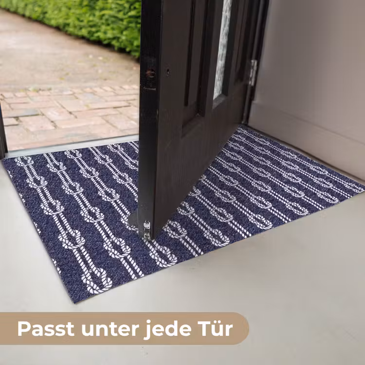 Oceaan - Touw - Blauw - Wit Deurmat klein 898 -USP_DE