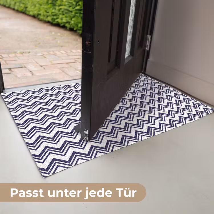 Oceaan - Golven - Blauw - Wit Deurmat klein 898 -USP_DE