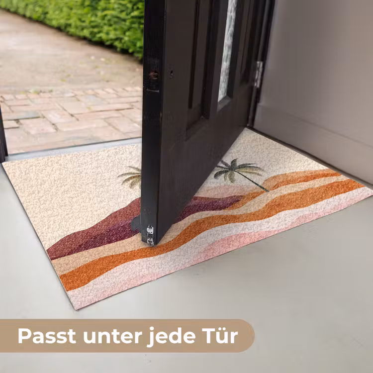 Palmbomen - Abstract - Zon - Heuvels Deurmat klein -USP_DE