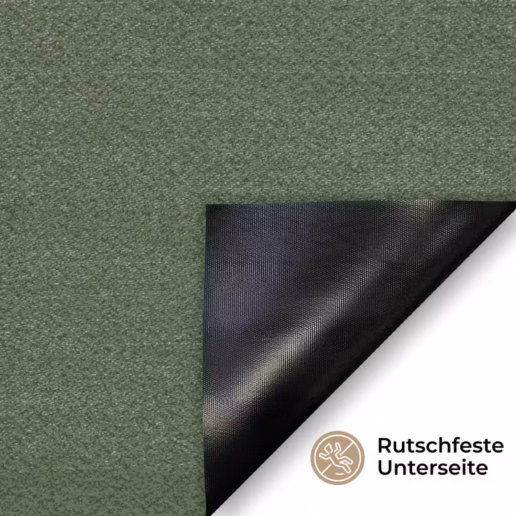 Palmbomen - Strand - Groen - Beige - Tropisch Deurmat klein -antislip_DE