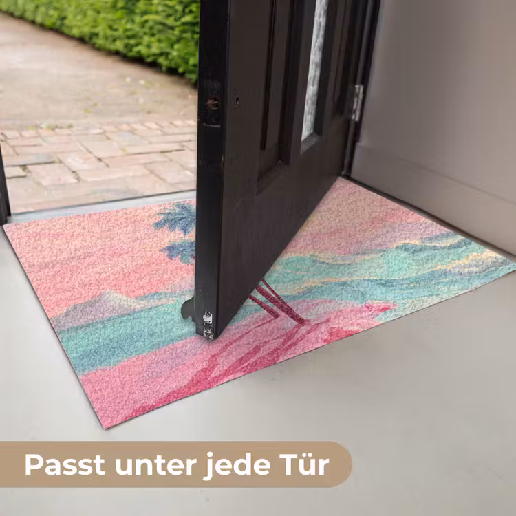 Palmbomen - Golven - Zee Deurmat klein -USP_DE