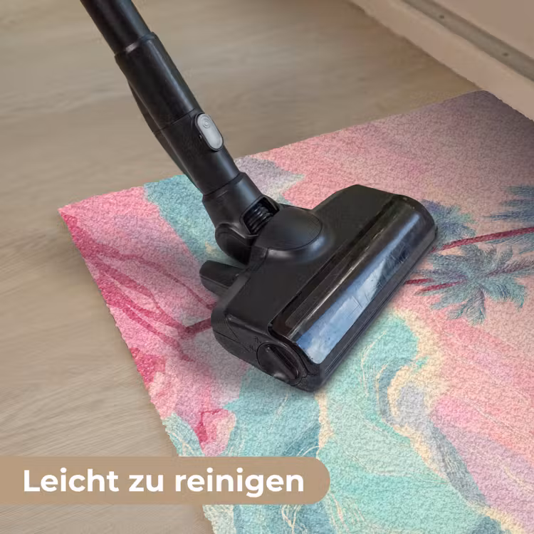 Palmbomen - Golven - Zee Deurmat klein -reinigen_DE