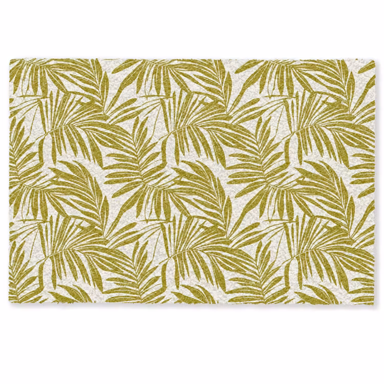 Palmblad - Patroon - Groen Deurmat klein 898 -zkaufland3d