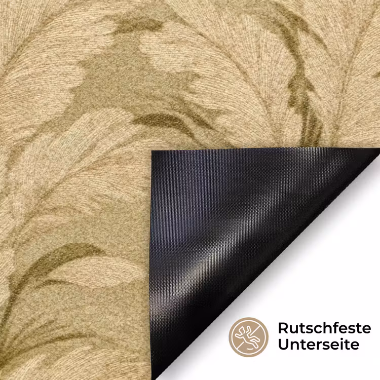 Palmbladeren - Klassiek - Groen Deurmat klein 898 -antislip_DE