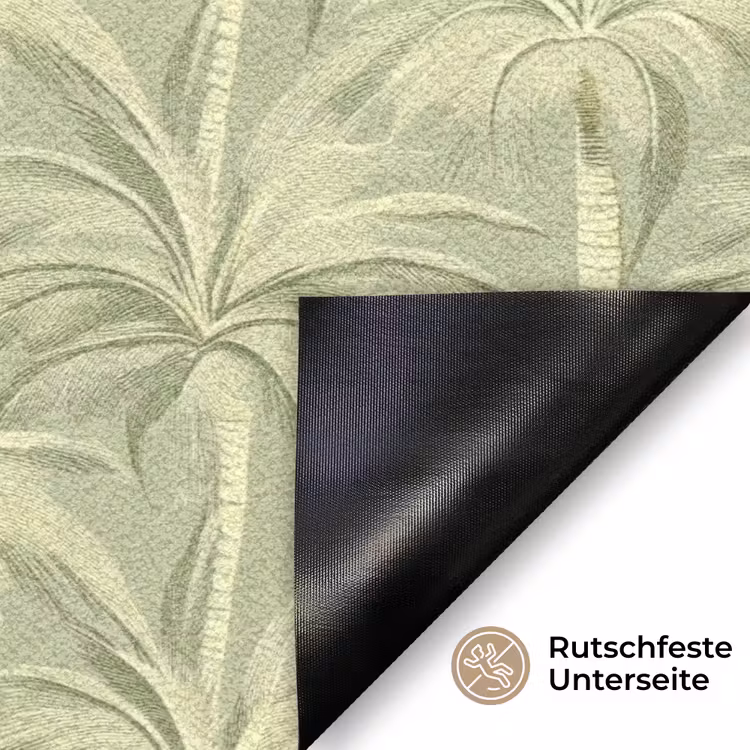 Palmwoud - Tropisch - Groen Deurmat klein 898 -antislip_DE