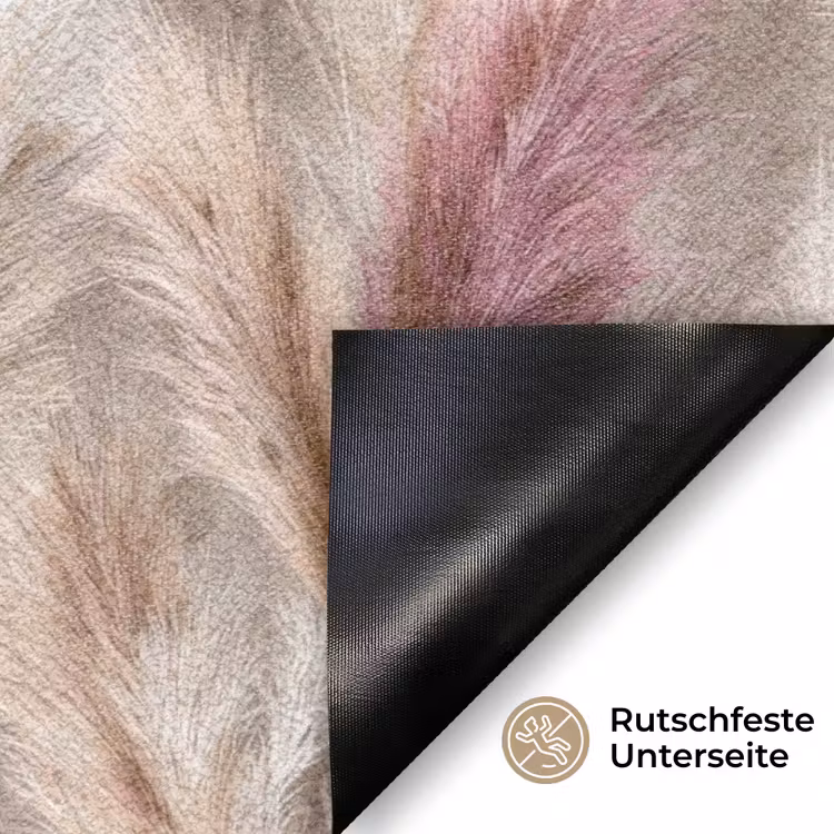 Pampasgras - Pluizig - Kleurrijk Deurmat klein 898 -antislip_DE