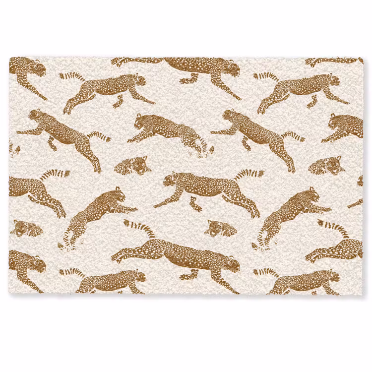 Panters - Dieren - Beige - Bruin - Patroon Deurmat klein -zkaufland3d