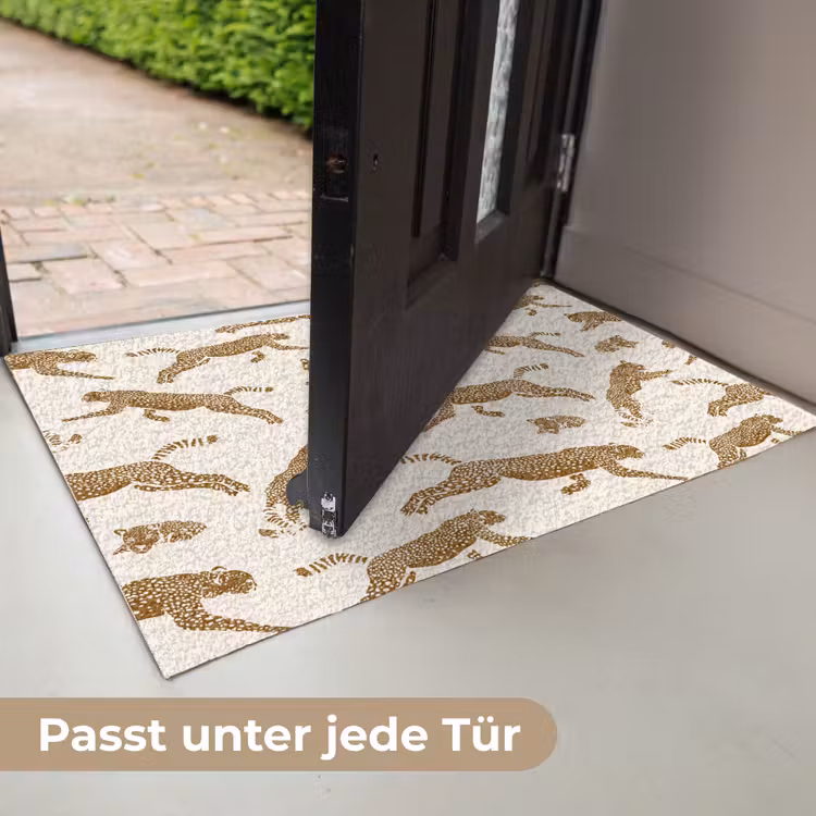 Panters - Dieren - Beige - Bruin - Patroon Deurmat klein -USP_DE