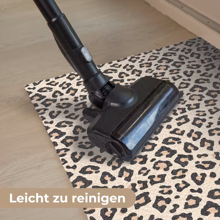 Panterprint - Patroon - Bruin Deurmat klein 898 -reinigen_DE