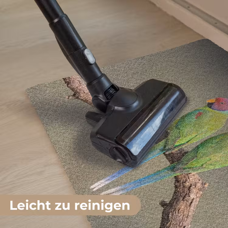 Papagaai - Tak - Natuur - Kleurrijk Deurmat klein -reinigen_DE