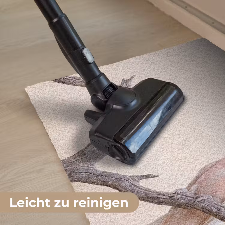 Papagaai - Tak - Roze Deurmat klein -reinigen_DE