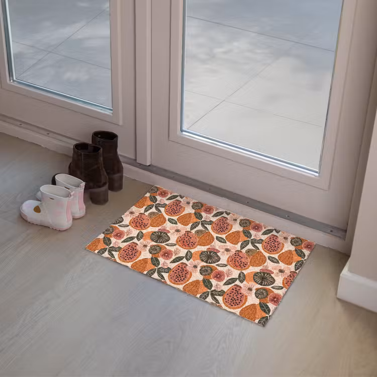 Papaja - Bloesem - Oranje Deurmat klein 898 -sfeer3