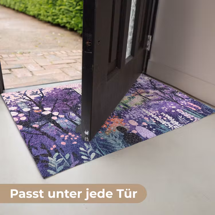 Park - Bomen - Bloemen - Gebouwen Deurmat klein -USP_DE